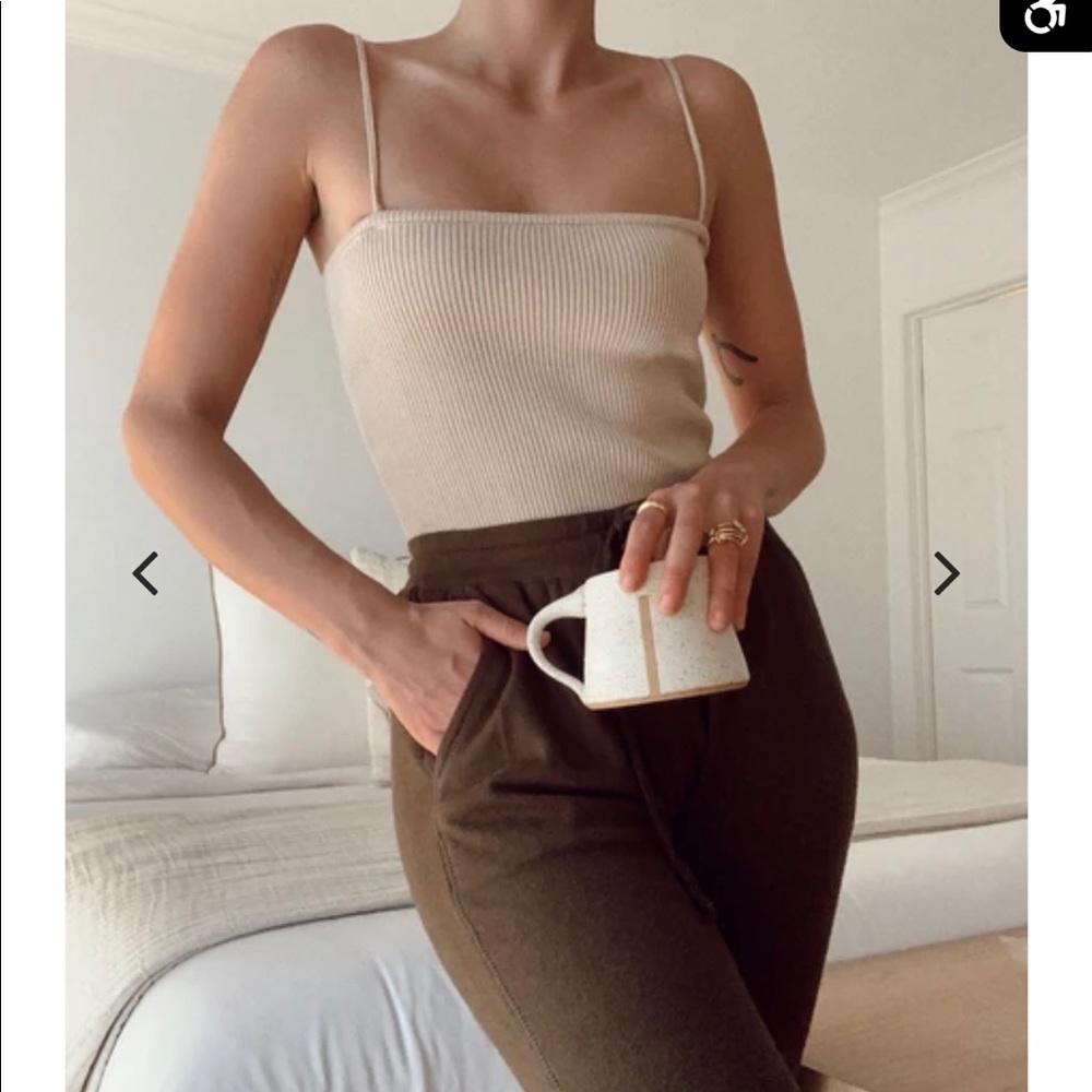 Tan Crop Top